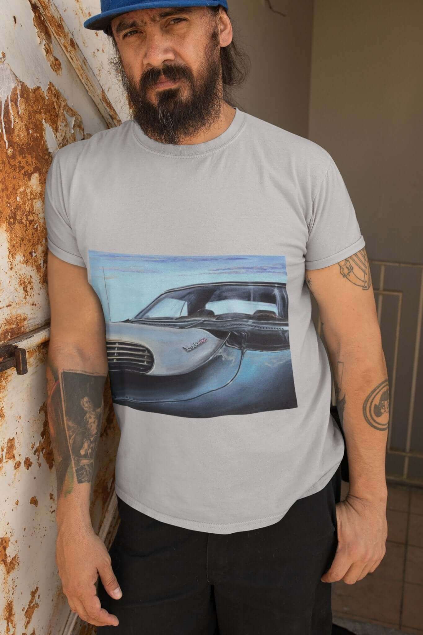 CUDA 440 - 6 - MaddK Studio - Unisex Short-Sleeve T-Shirt 6 cylinder 8 cylinder American Made American Muscle Art barracuda car classic american car classic car CUDA 440 CUDA 440 6 pack gas car gasoline car hand made Handmade large car MaddK Made In America made in USA Mucle Car Muscle Car Race Car Small Business Made Sports car Street Car Vintage Car