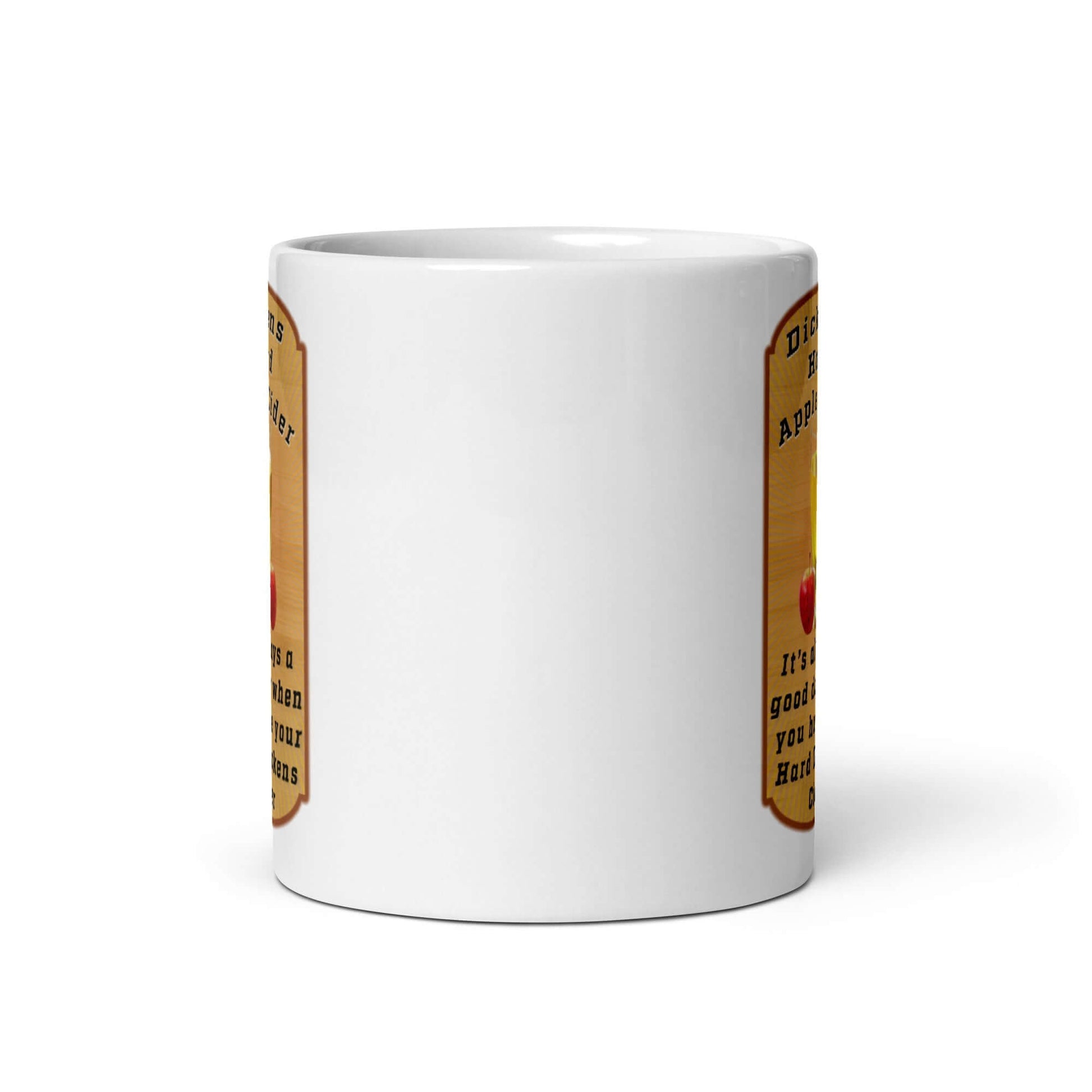 Dickens Hard Apple Cider - White glossy mug - Horrible Designs