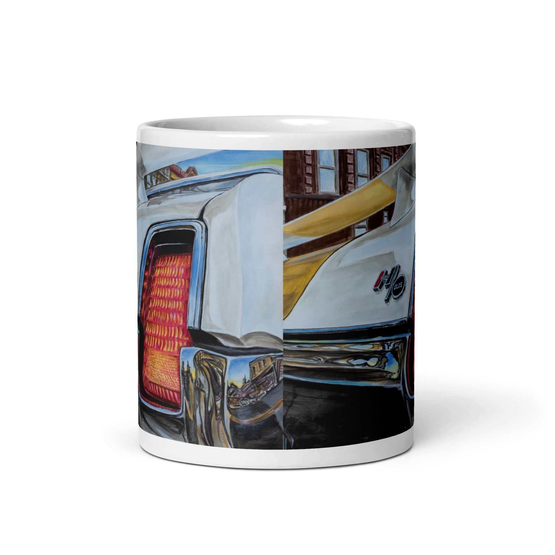 Doctor Olds' Hurst 69 - MaddK Studio- White glossy mug 1970 olds 1970 oldsmobile All American Made American Muscle car classic american car Dr.Hurst FB gas car gasoline car Heatbeat of America large car Made In America made in USA Mucle Car Muscle Car Olds olds 442 Olds Hurts Oldsmobile oldsmobile 442 Race Car Sports car Street Car Vintage Car