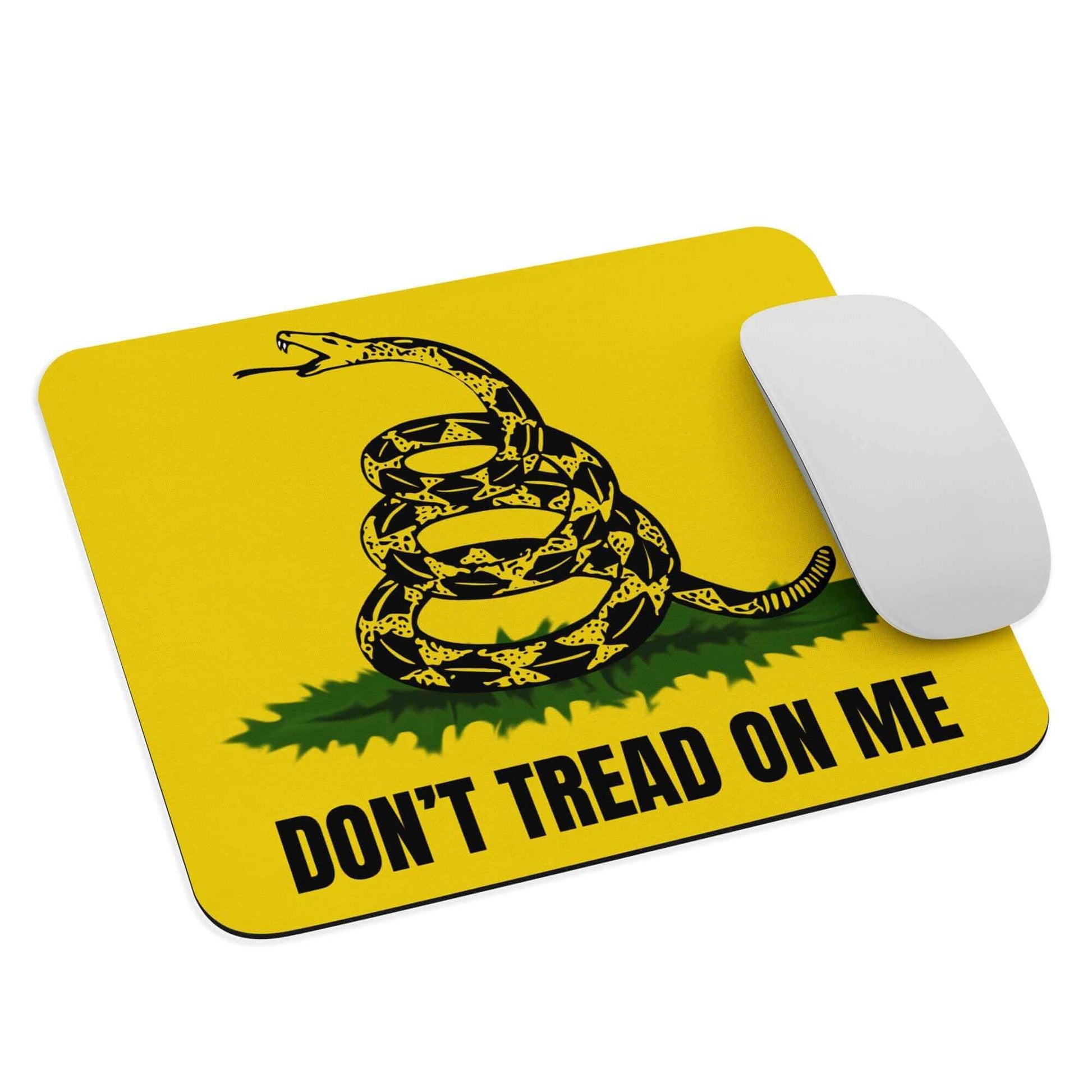 Don't tread on me - Mouse pad 1776 2nd amendment agorism constitution dont tread on me freedom gadsden libertarian liberty liberty snake tea party voluntaryism