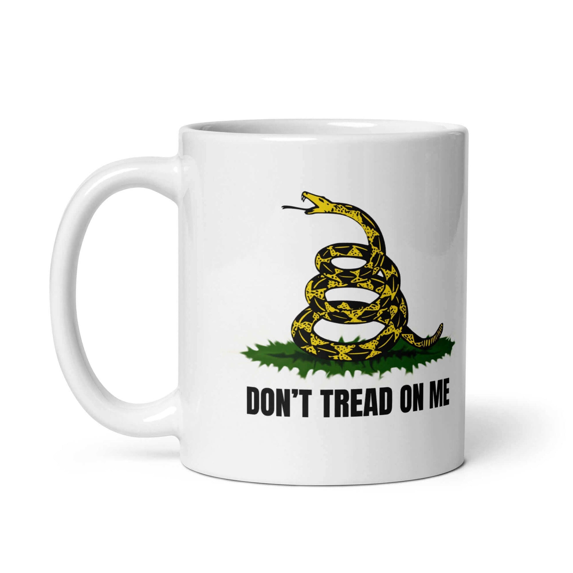 Don't tread on me - White glossy mug - Horrible Designs