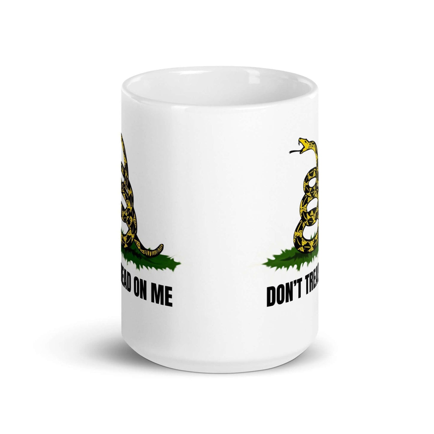 Don't tread on me - White glossy mug - Horrible Designs