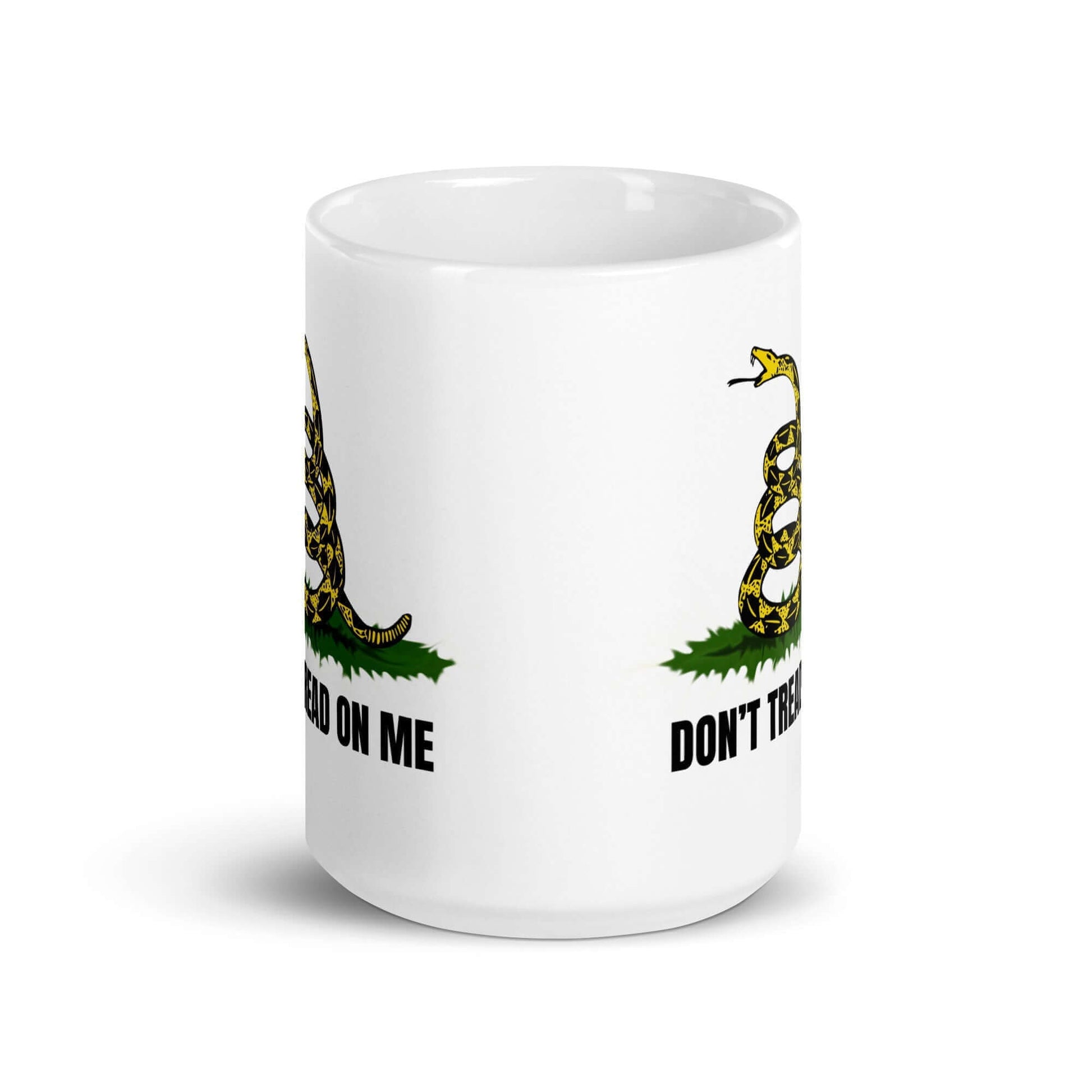 Don't tread on me - White glossy mug - Horrible Designs