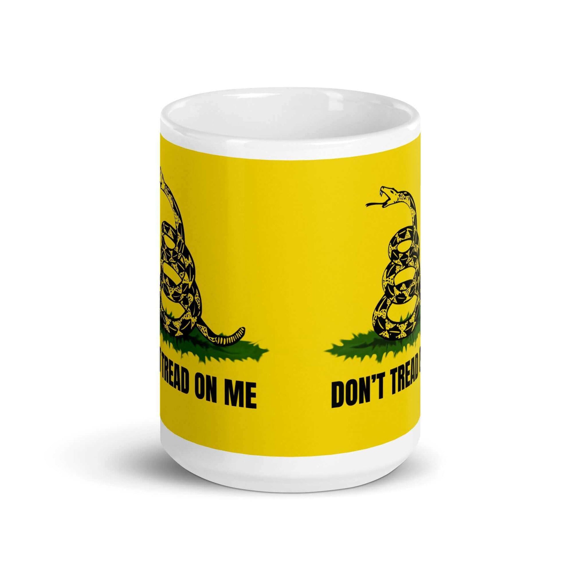 Don't tread on me - White glossy mug - Horrible Designs