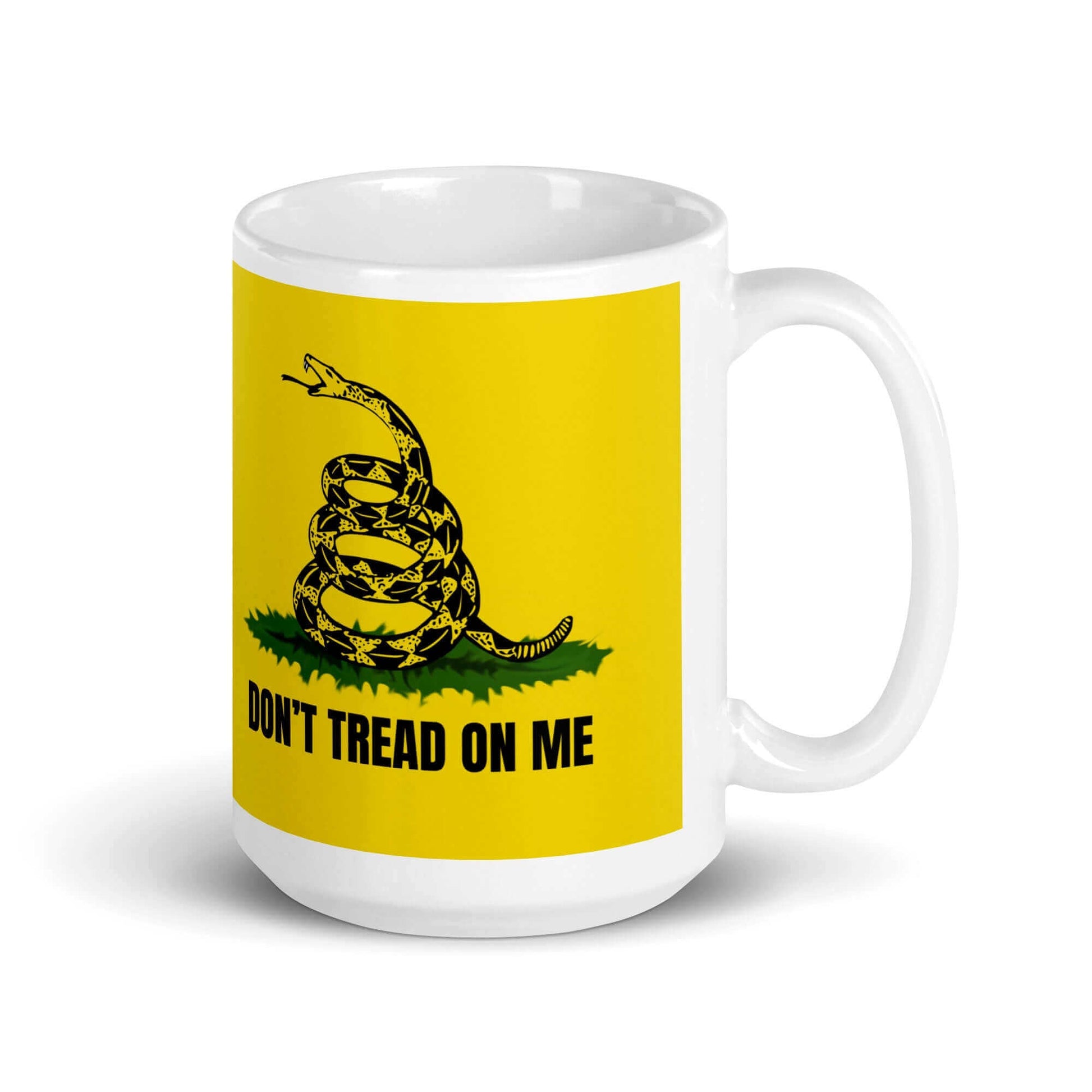 Don't tread on me - White glossy mug - Horrible Designs