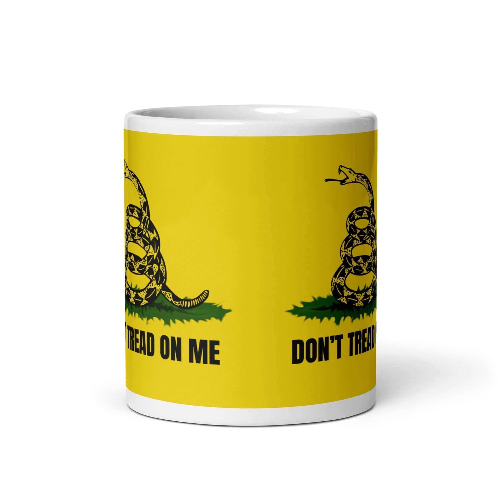 Don't tread on me - White glossy mug - Horrible Designs