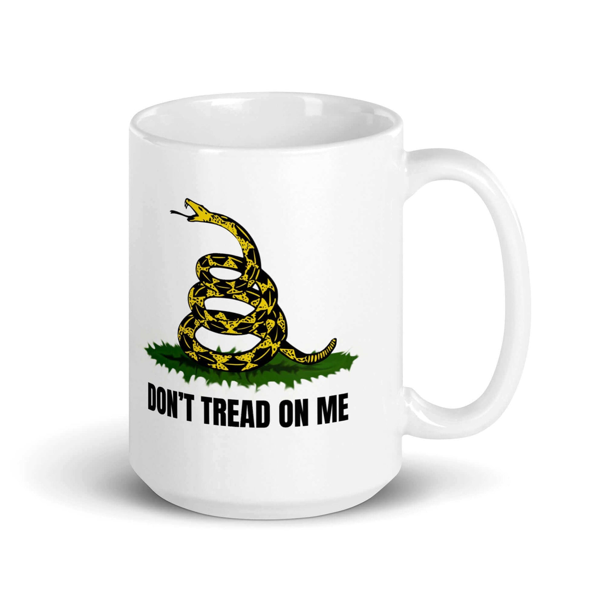 Don't tread on me - White glossy mug - Horrible Designs