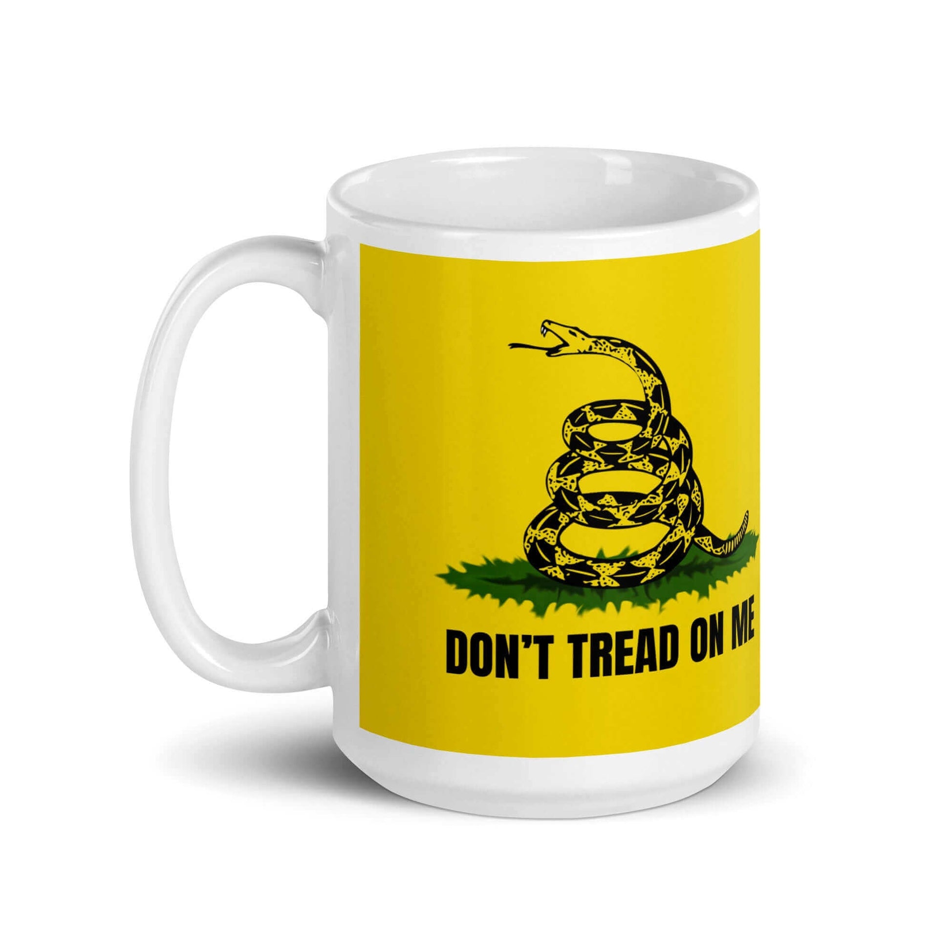 Don't tread on me - White glossy mug - Horrible Designs