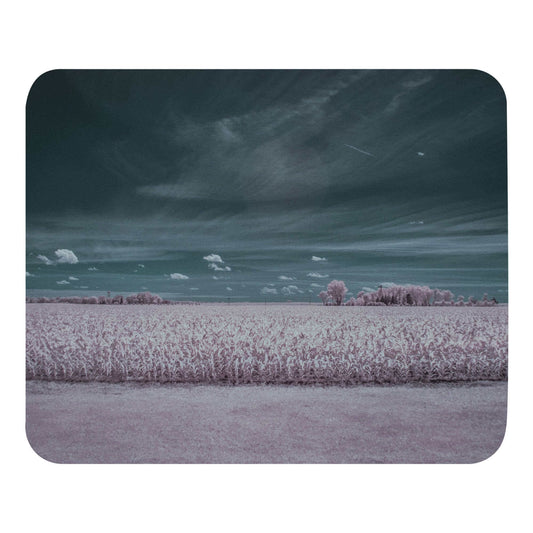 Infrared photo of a corn of field in July - Mouse pad - Horrible Designs