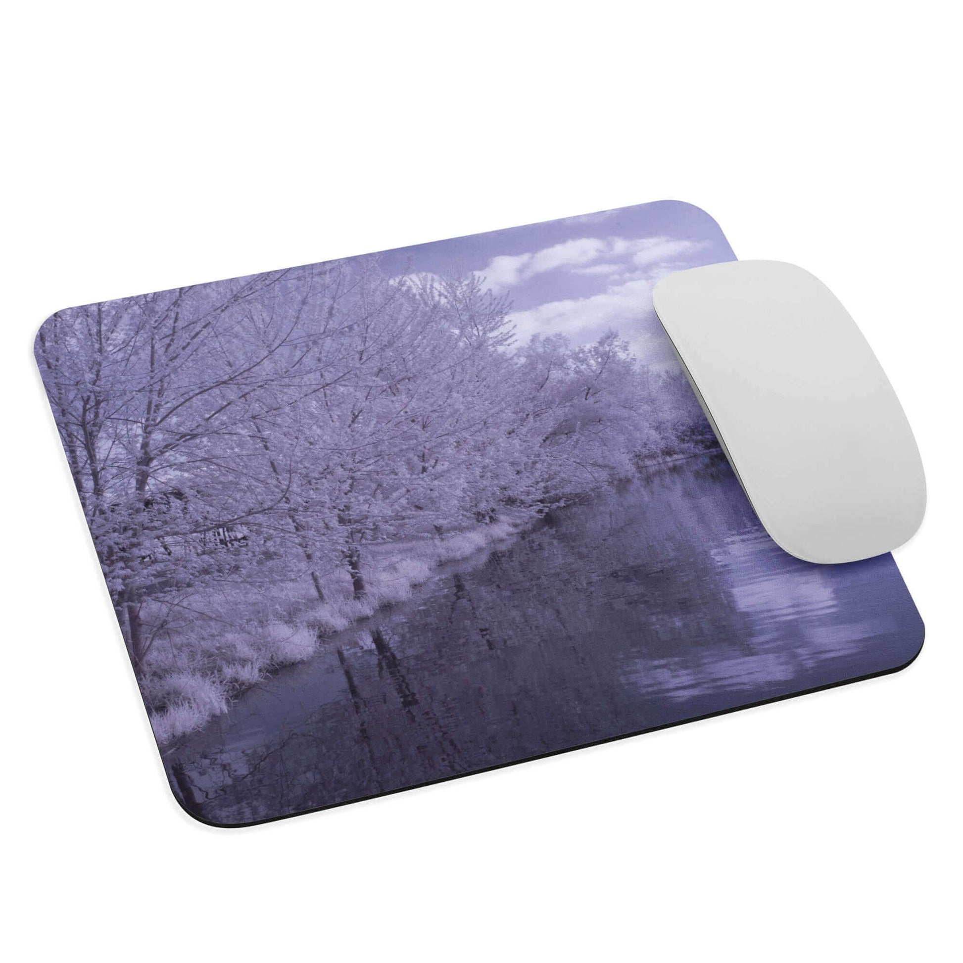 Infrared photo of Lake Julia - Mouse pad alien Farmington infra red infrared IR lake Lake Julia Minnesota photo photography