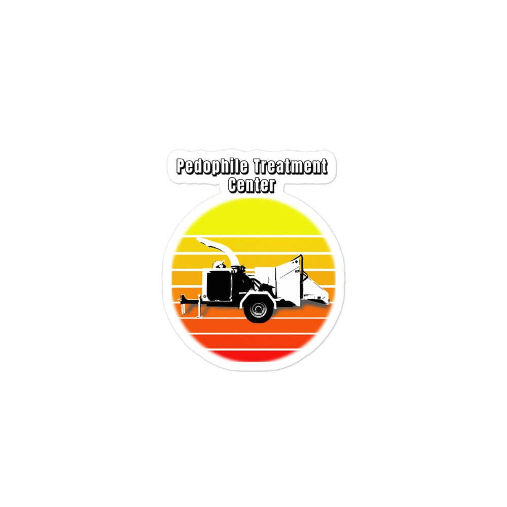Pedophile Treatment Center - Bubble-free stickers Epstein funny sticker MAP meme sticker Minor Attracted Person PEDO Pedophile sticker vinyl sticker water proof sticker