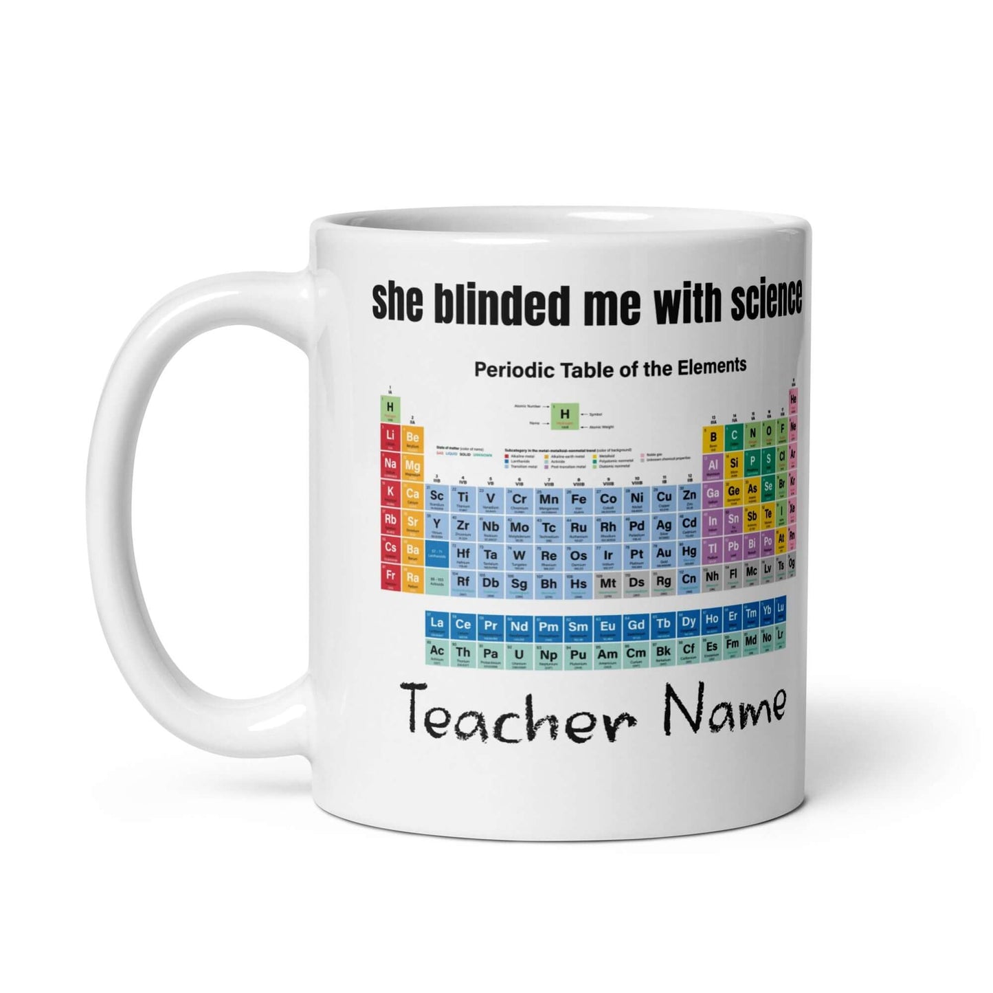 Science Teacher - White glossy mug end of year school school gift science teacher teacher teacher appreciation teacher gift