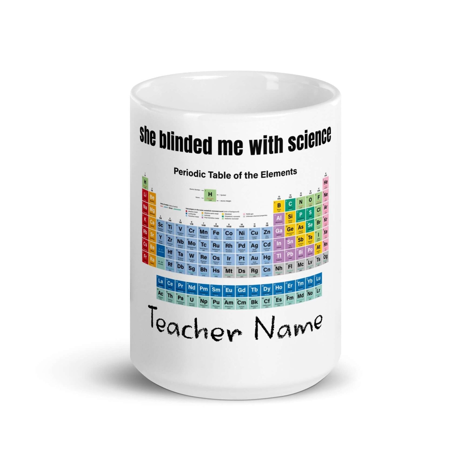 Science Teacher - White glossy mug - Horrible Designs