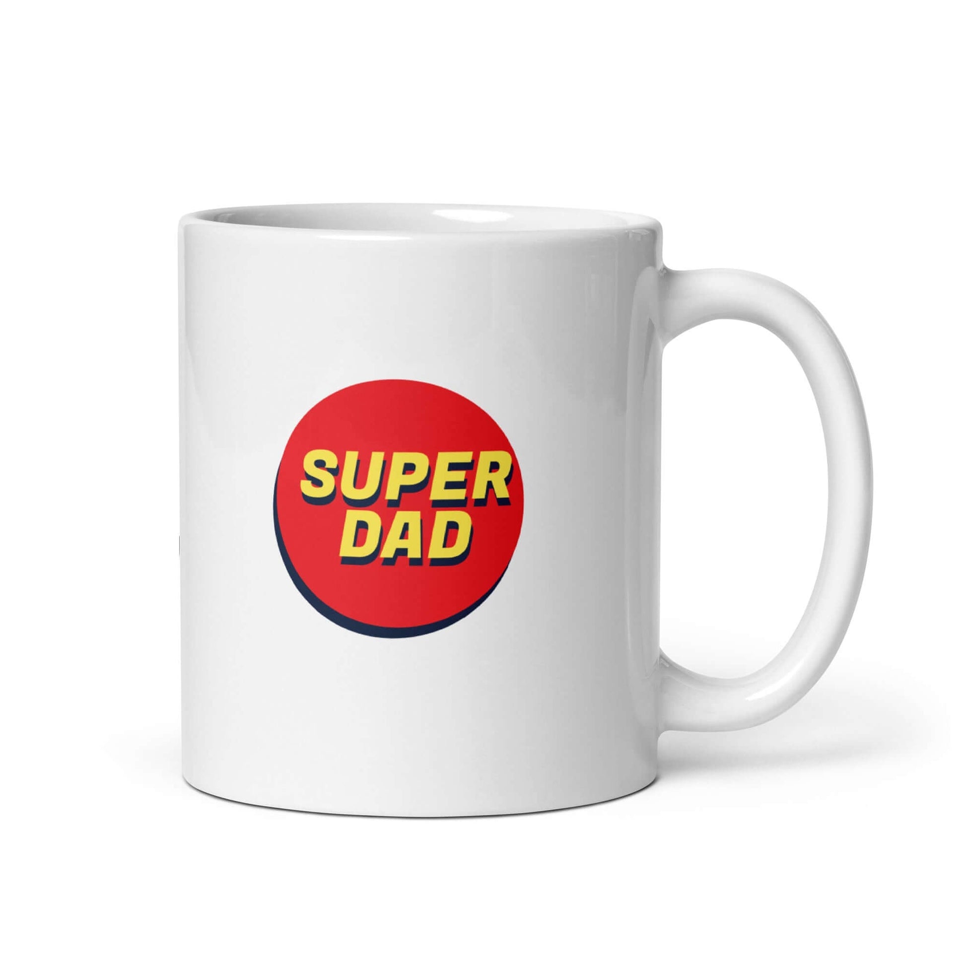 Super Dad - White glossy mug - Horrible Designs