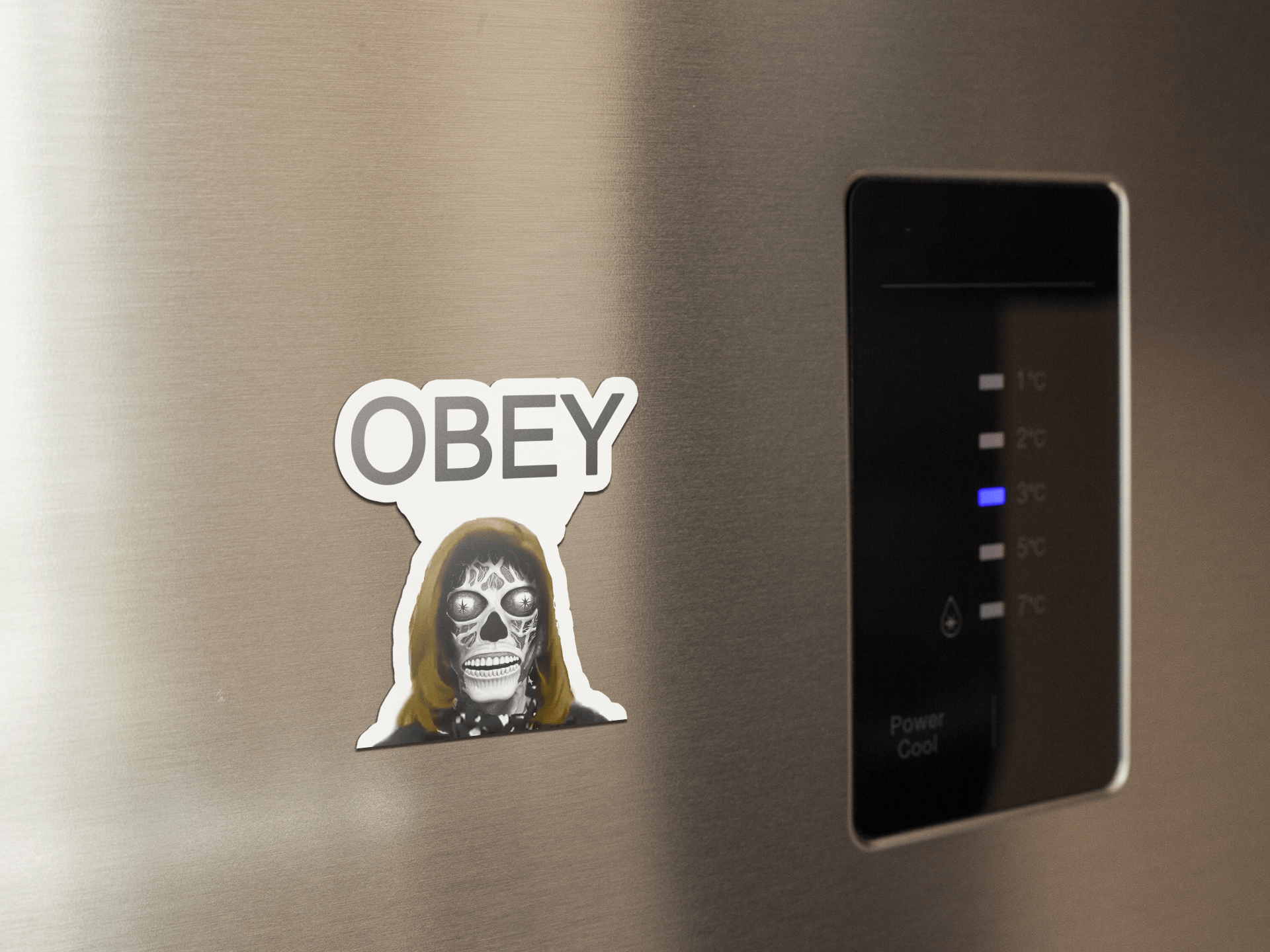 OBEY - Magnet CONSUME fridge magnet funny magnet gift for dad gift for her gift for him gift for mom gift for wife kitchen magnet magnet mouse pad Nancy Pelosi OBEY Pelosi They Live